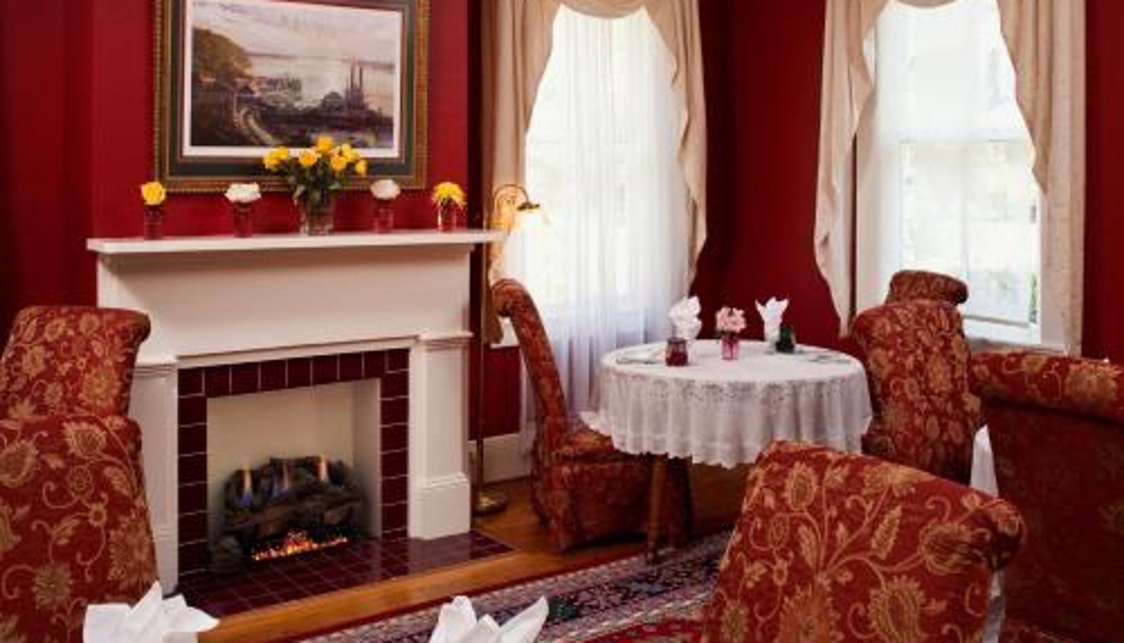 Frühstücksraum innerhalb des Restaurants - Devereaux Shields House