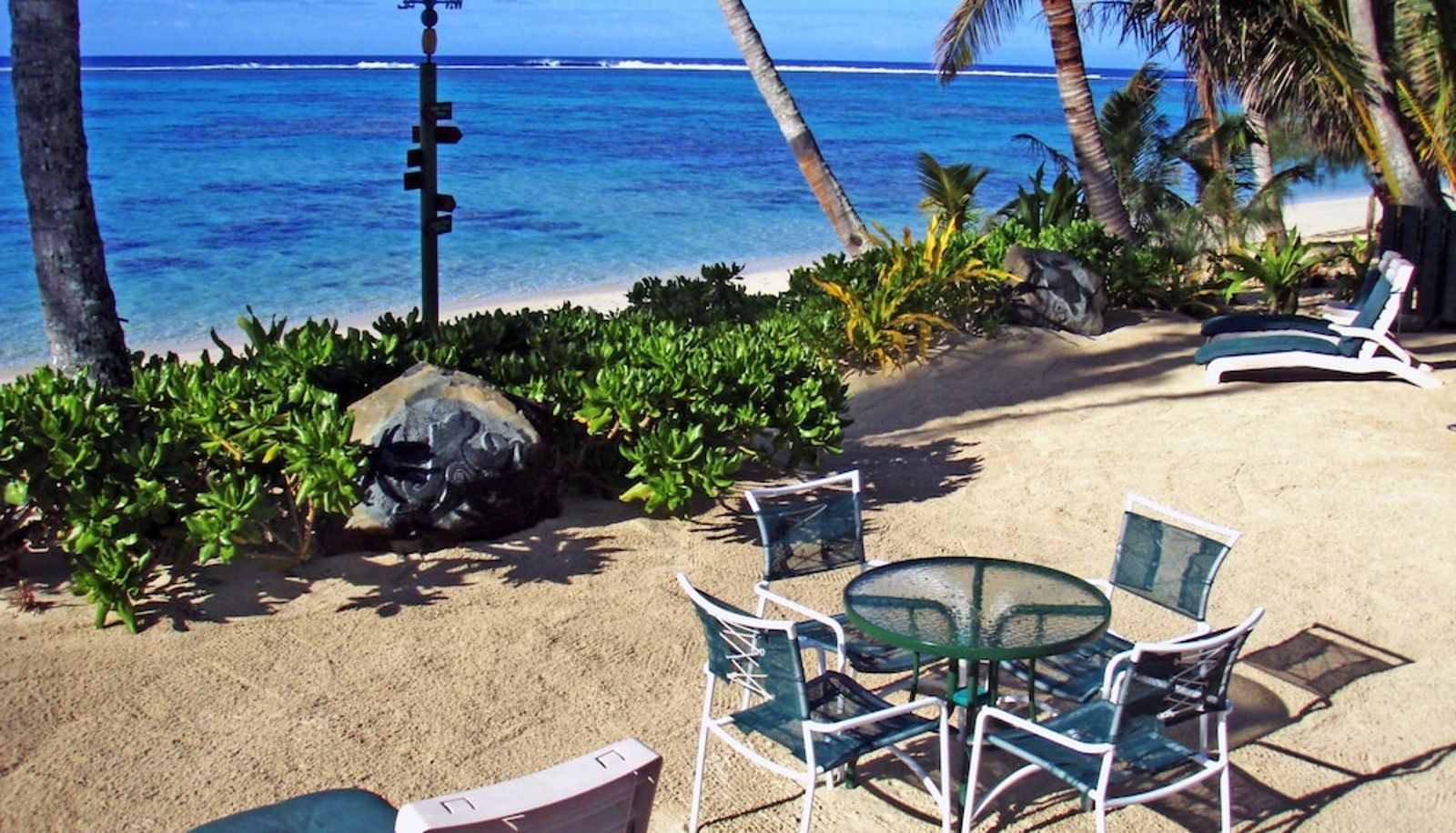 Terasse - Rarotonga Beach Bungalows