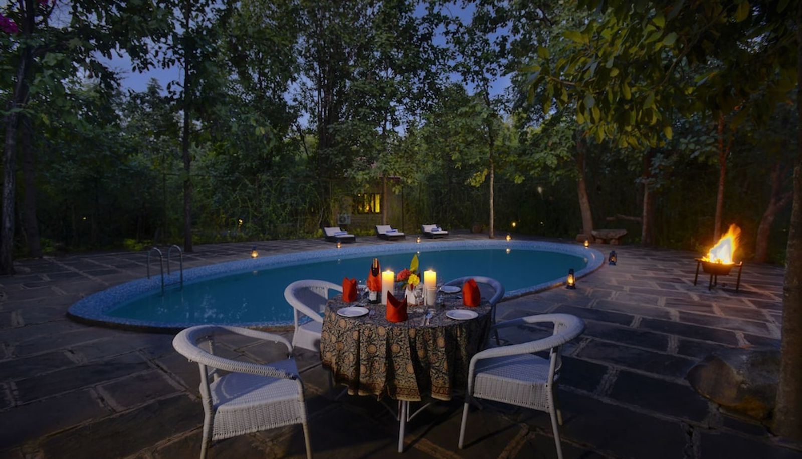 Pool - Pench Jungle Camp