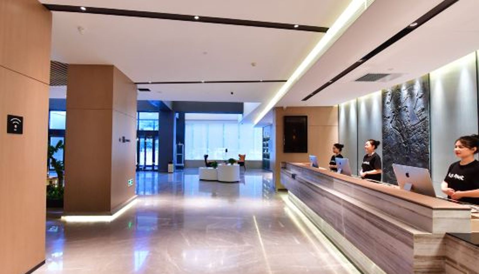 Rezeption - Atour Hotel (Yinchuan Drum Tower Pedestrian Street)