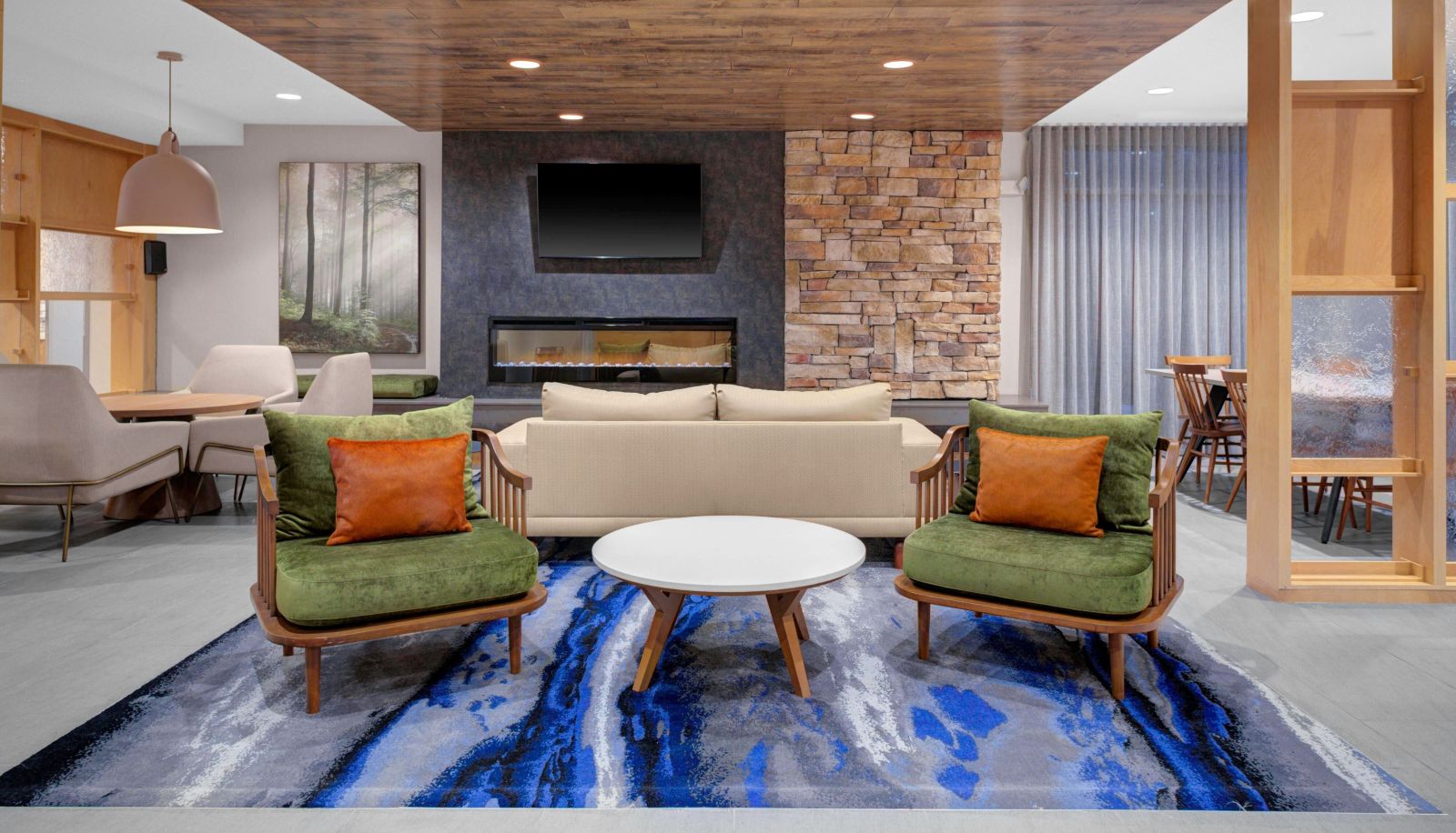 Hall - Fairfield Inn and Suites by Marriott Roanoke Salem
