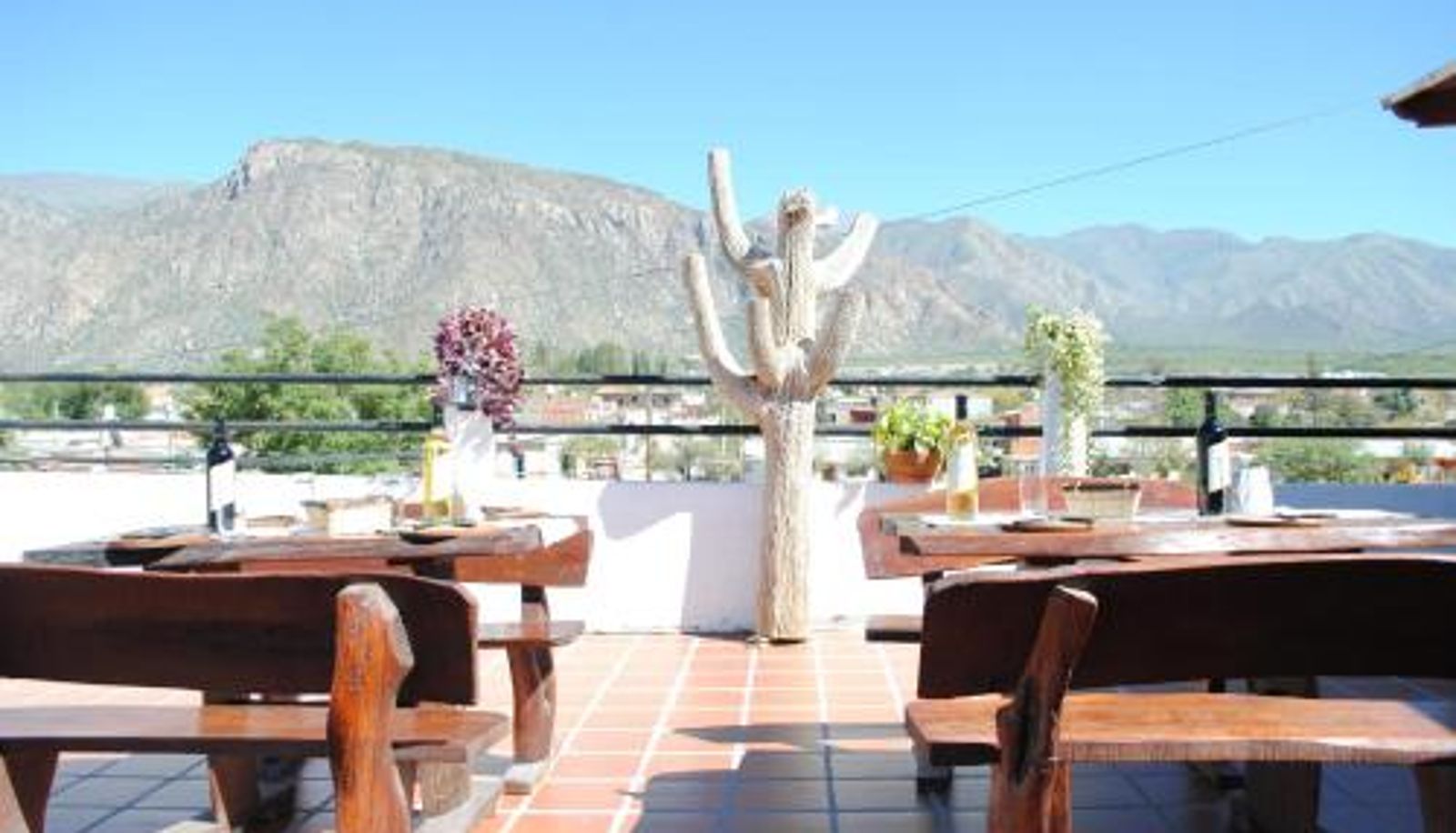 Terasse - Hostal Mirador del Valle