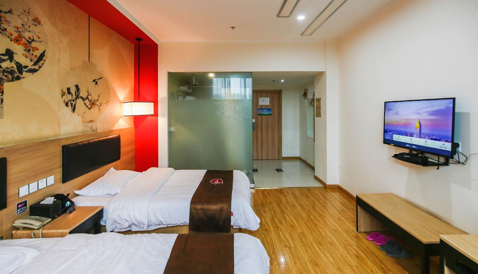 Zimmer - Wuxi)  Binhu District Shangkeyou Hotel (the Taihu Lake Meiyuan Kaiyuansi Metro Station Chinese Only