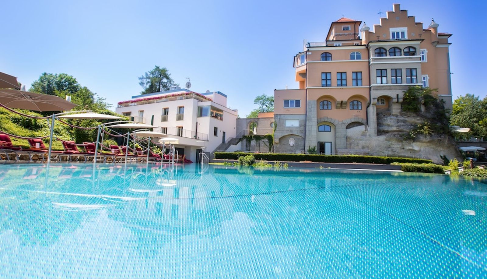 Basen - Schloss Mönchstein Hotel