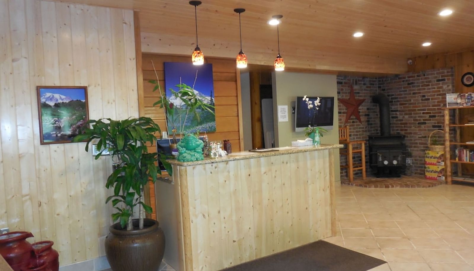 Rezeption - Mountain View Lodge