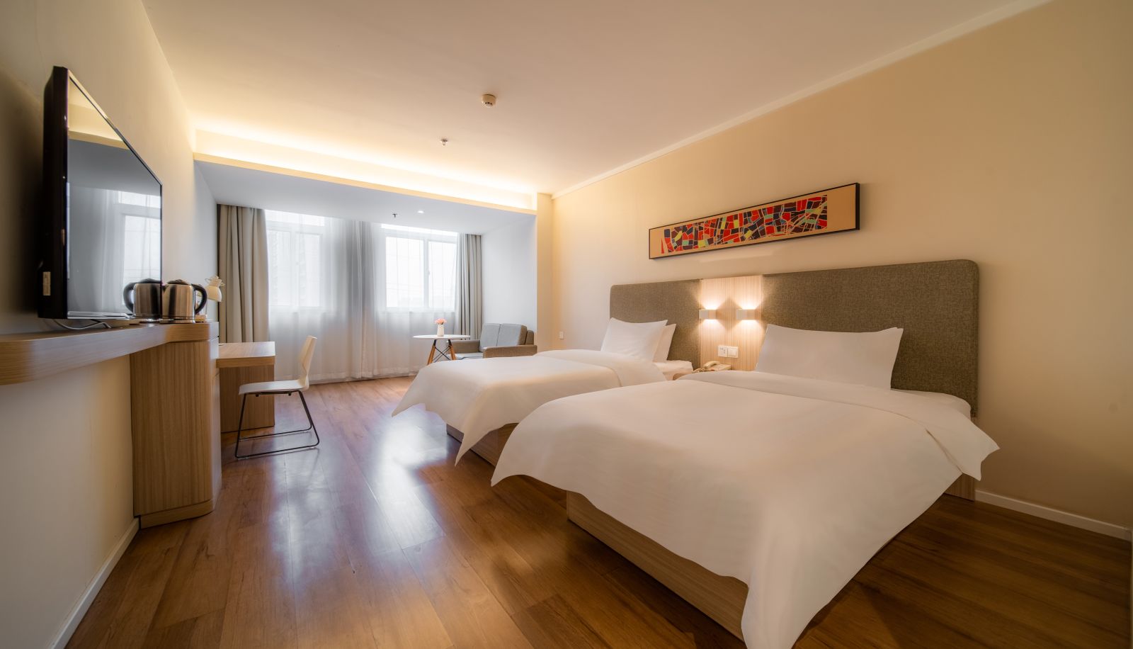 Zimmer - Hanting Sanmenxia South Railway Station Hotel