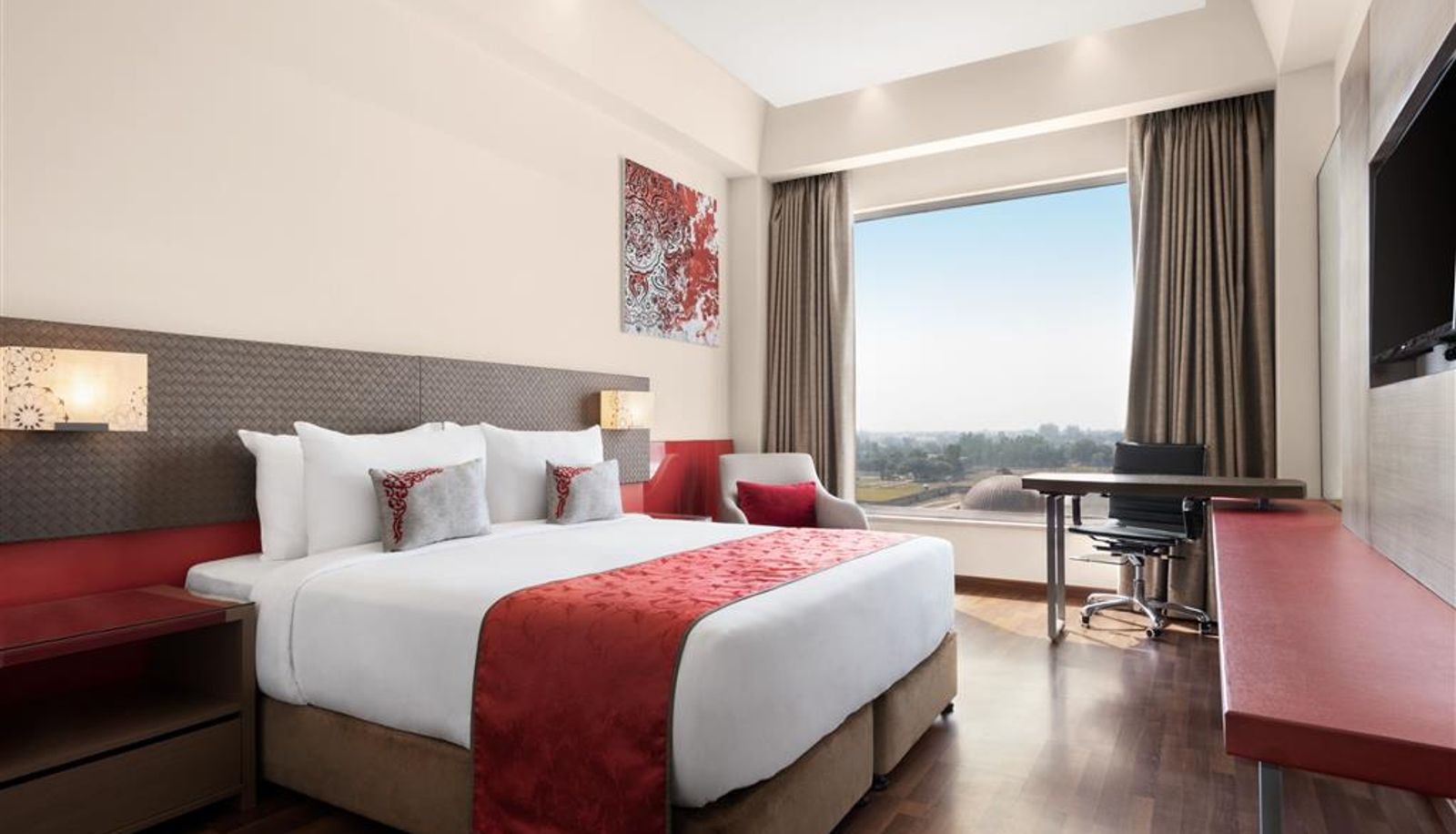 Chambre - Ramada by Wyndham Lucknow Hotel and Convention Center