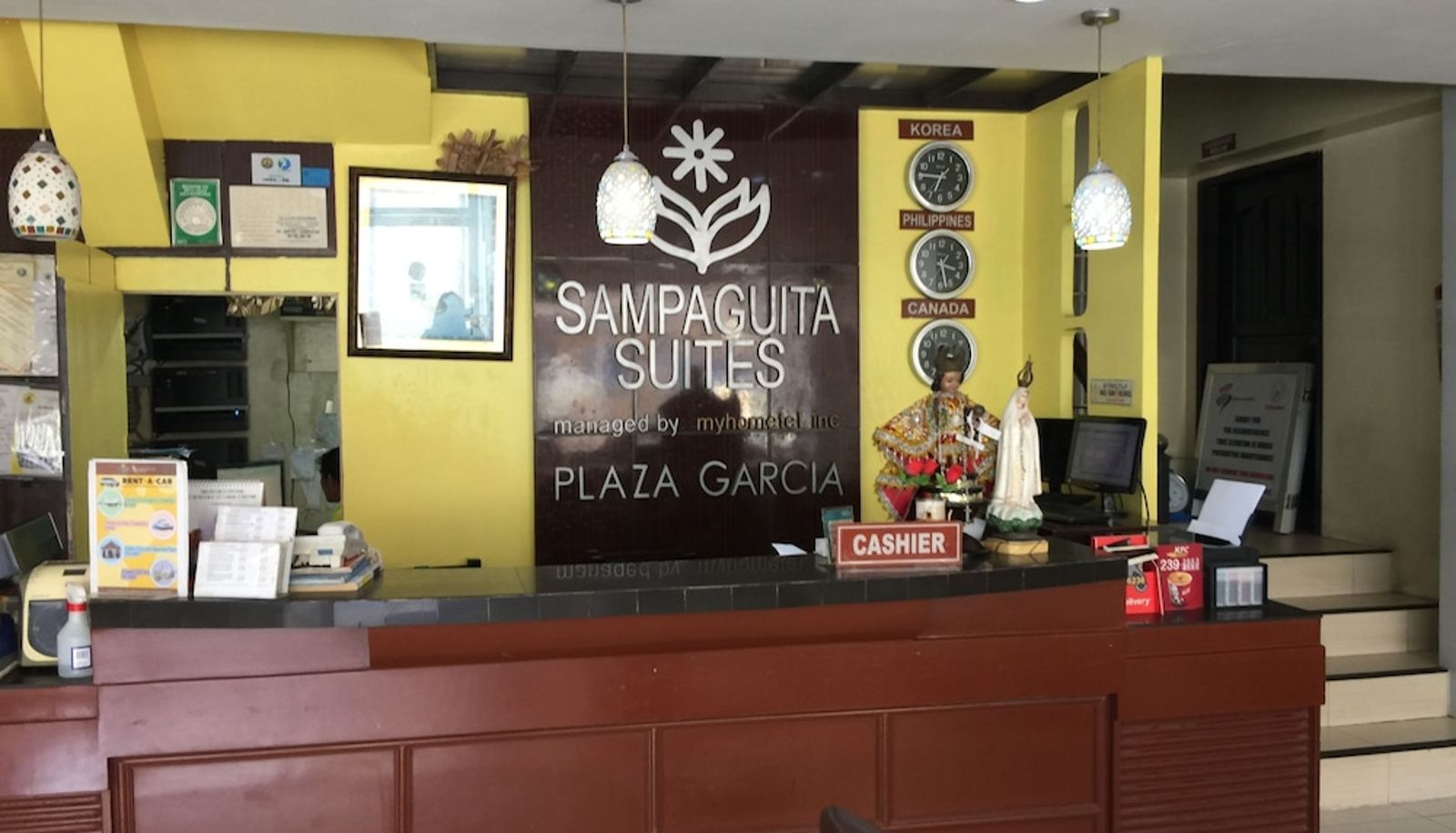 Reception - Sampaguita Suites Plaza Garcia