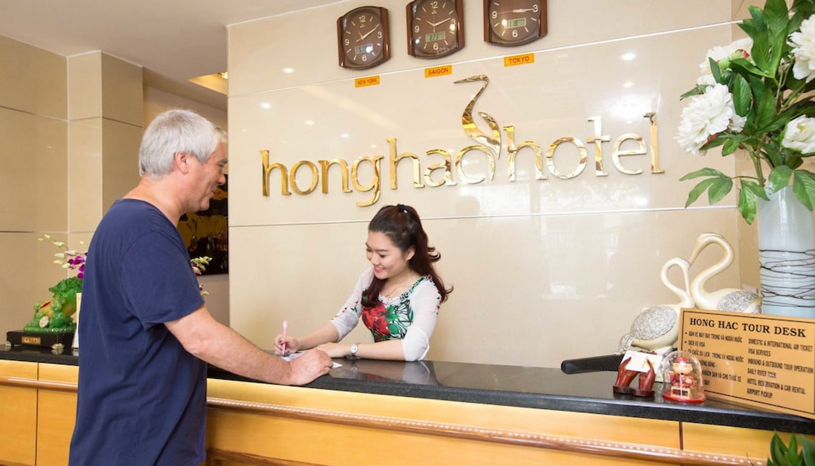 Rezeption - Hong Hac Hotel