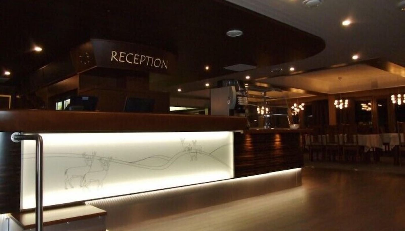 Rezeption - Lapland Northern Lights Hotel Ilveslinna