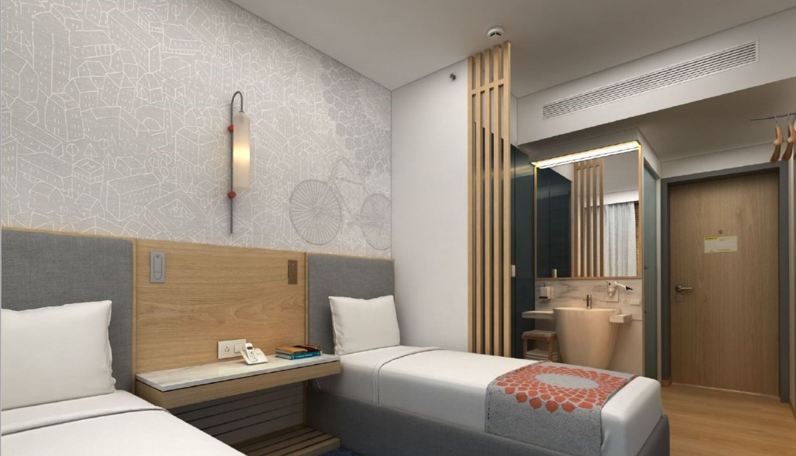 Zimmer - Holiday Inn Express BENGALURU WHITEFIELD ITPL by IHG