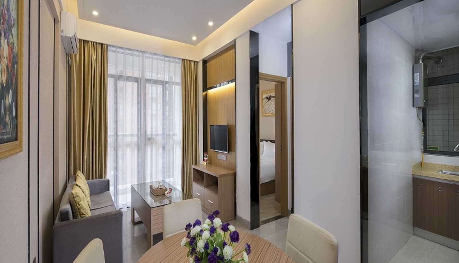 Zimmer - Vienna Apartment (Huizhou Daya Bay BYD Century City Branch) Huizhou Dayawan Shijicheng