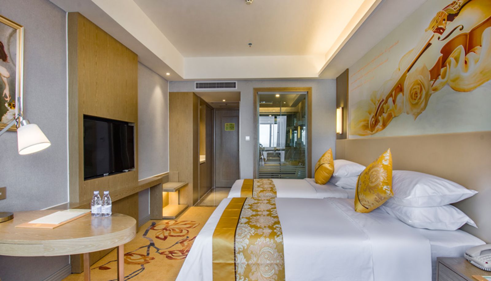 Zimmer - Vienna International Hotel Haikou East Railway Station Lonfor Paradise Walk Hotel Haikou South Railway Station