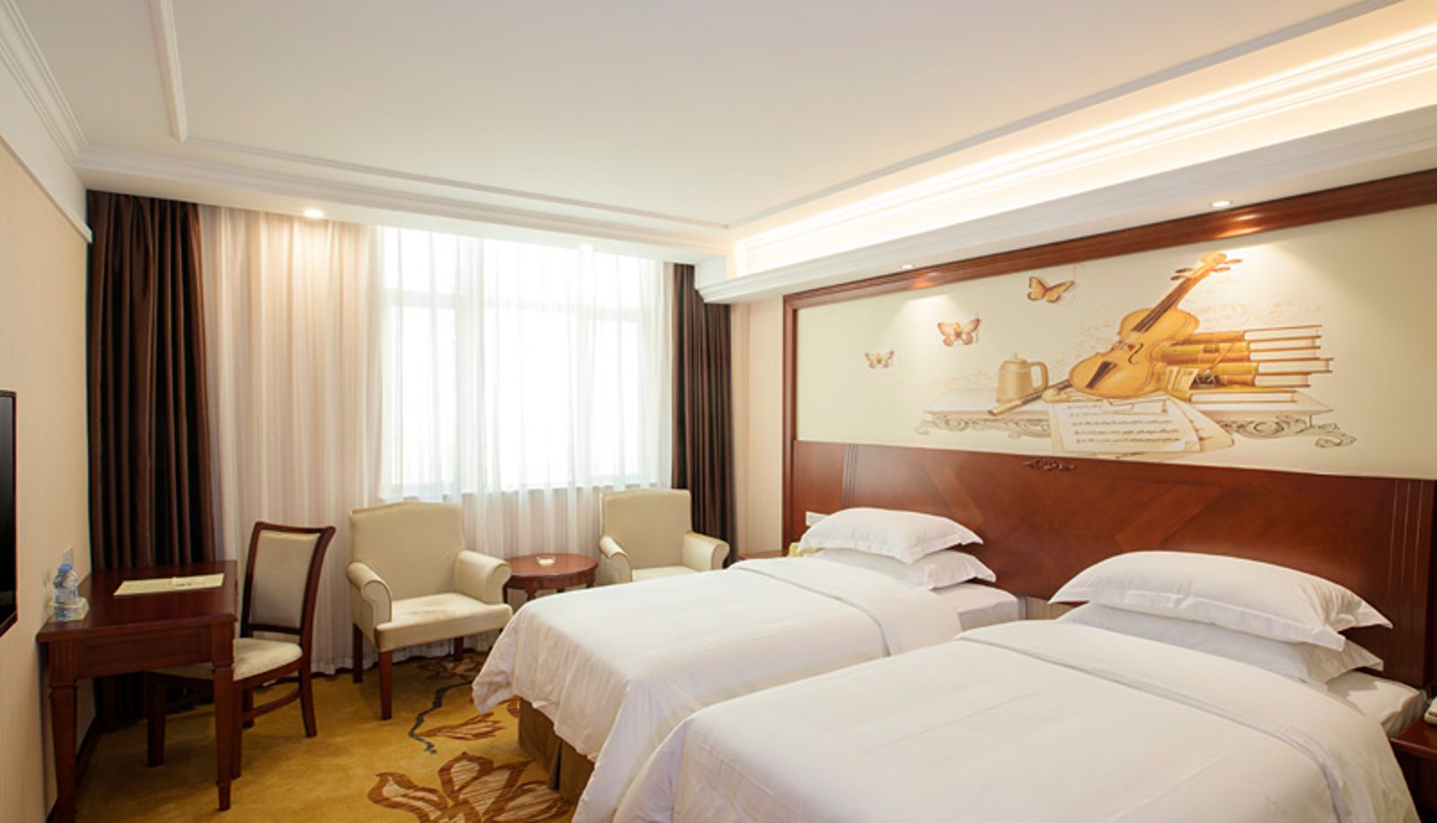 Zimmer - Vienna SanHao Hotel (Guangdong Huizhou Dongping Shuian City Hotel) Huizhou Zhongxin Shui'an Cheng