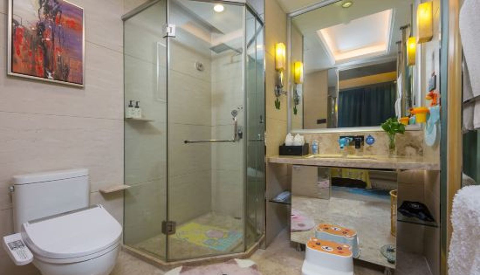 Zimmer - Teckon Xiyue Hotel (Ningbo Yinzhou Wanda Plaza Incity Store)
