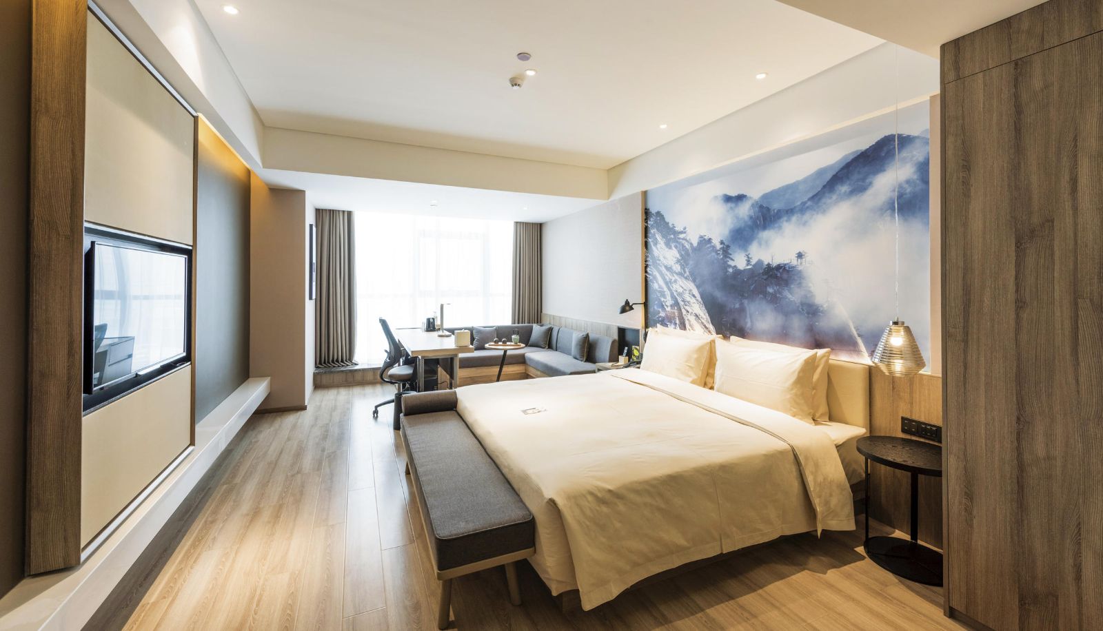Zimmer - Atour Hotel North High Speed Railway Station Xian North High Speed Railway Station Xi'an