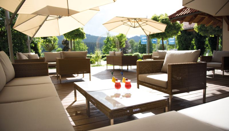 Terasse - Auerhahn Wellnesshotel