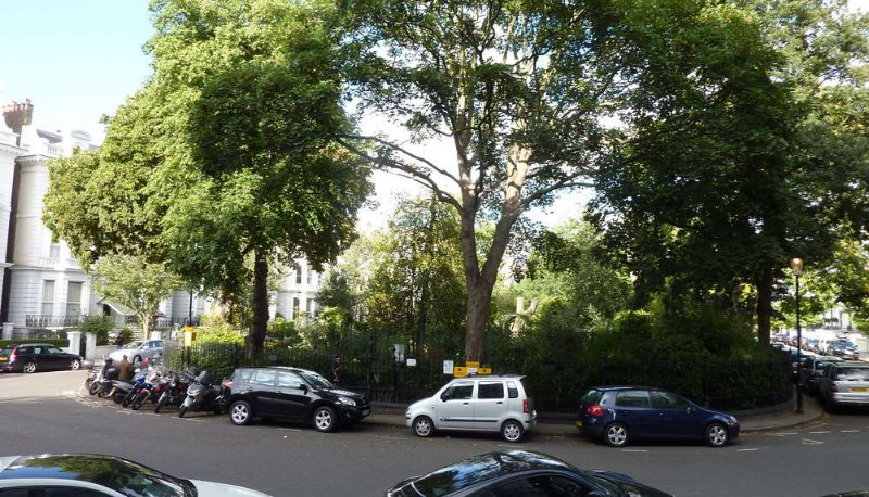 Buitenruimte van het hotel - Notting Hill Hotel