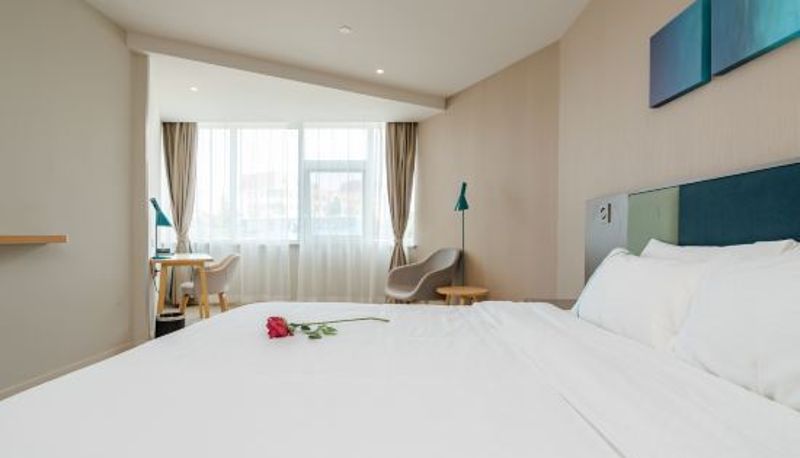 Business-Zimmer - Home Inn Selected (Yantai Guanhai Road Haichang Fisherman's Wharf Beach Bathing)