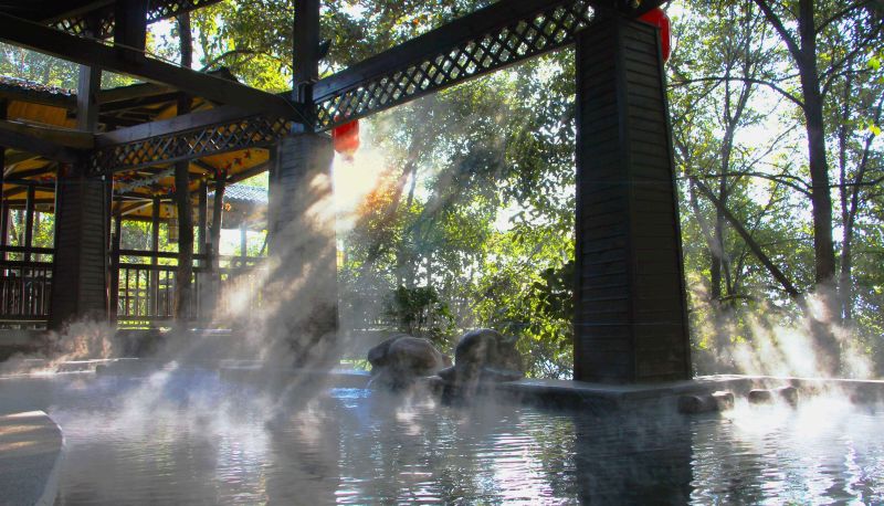 Hotel outdoor area - Zhangjiajie Wanfu Hot Spring International Resort