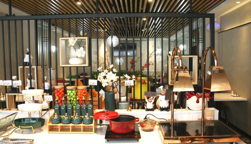 Buitenruimte van het hotel - Mingshui Ancient City Lijing Hotel (flagship store of Zhangqiu Mingshui Ancient City Scenic Area)