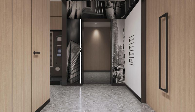 Buitenruimte van het hotel - Hello Hotel (Macheng North Station Trade Logistics City Store)