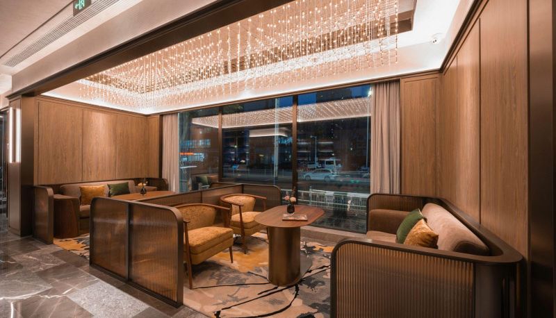 Zona exterior del hotel - Orange crystal Yantai Binhai Plaza Hotel