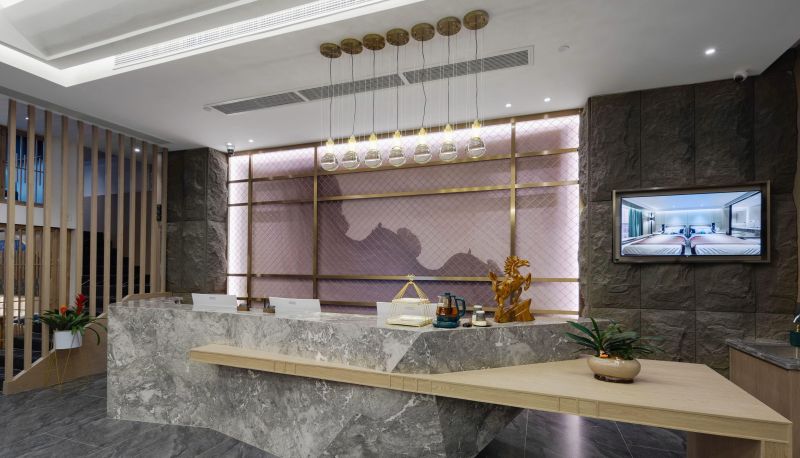 Hotel Außenbreich - Happy Avenue) Taoranting International Hotel (Tieji Road Subway Station Store