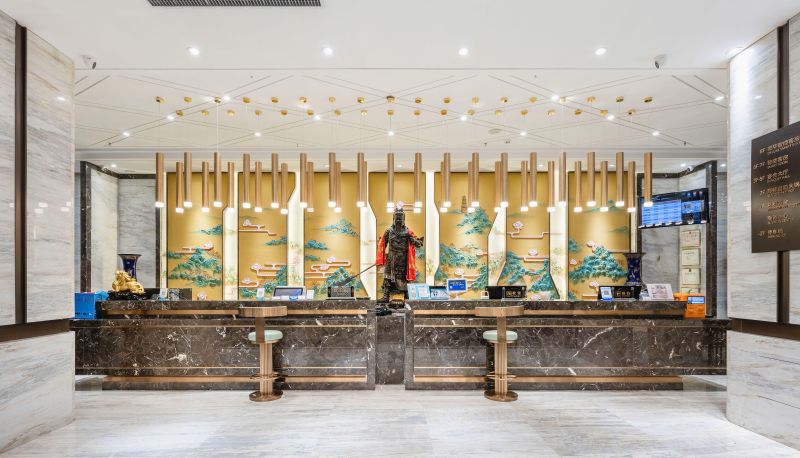 Hotel Außenbreich - Wuwei Jinma Yindu International Hotel (Wanda Plaza)