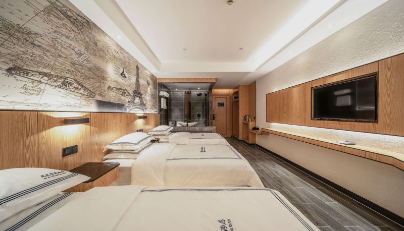 Pokój - Jingyuan Jiujiu Boutique Hotel (Guangzhou Changxing Sports Vocational and Technical College Store)