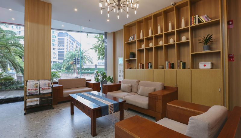 Zona exterior del hotel - Jiyu Tiantai Mountain Hotel (Guoqing Temple Store)