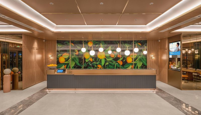 Area esterna dell'hotel - Orange Hotel (Yantai Development Zone Golden Beach Store)