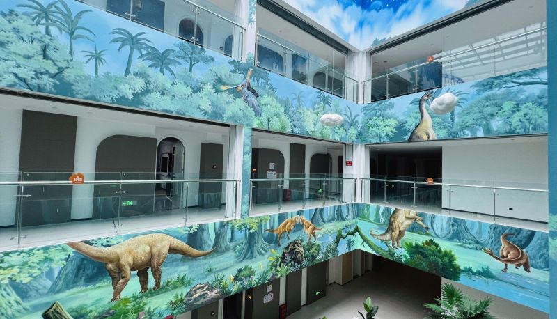 Hotel Außenbreich - Dinosaur Parent-child Theme Hotel (Zigong Fangte Dinosaur Kingdom Store)