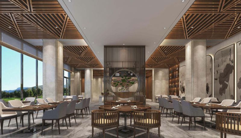 Area esterna dell'hotel - Xinyi Lotus Lake Wyndham Hotel