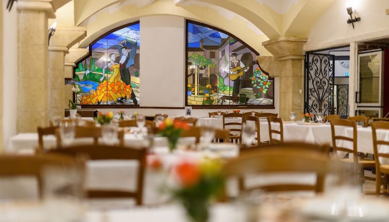 Sala śniadaniowa w restauracji - Grand Hotel d Espagne