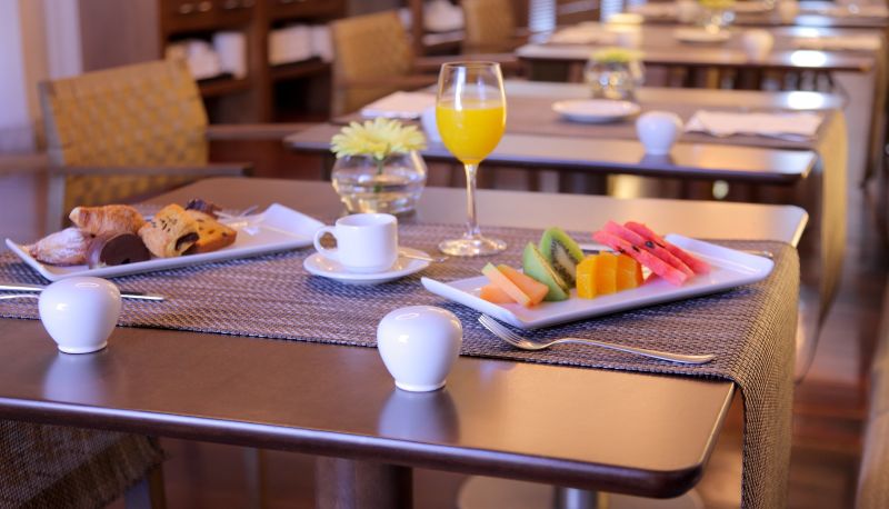 Breakfast room within the restaurant - NH Collection Palacio Oquendo