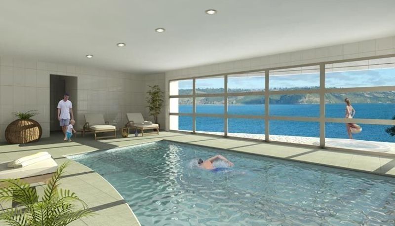 Zona de bienestar y gimnasio - Hosteria De Castro Hotel & Spa