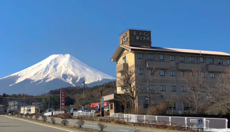 Buitenruimte van het hotel - Hotel Route Inn Court Fujiyoshida