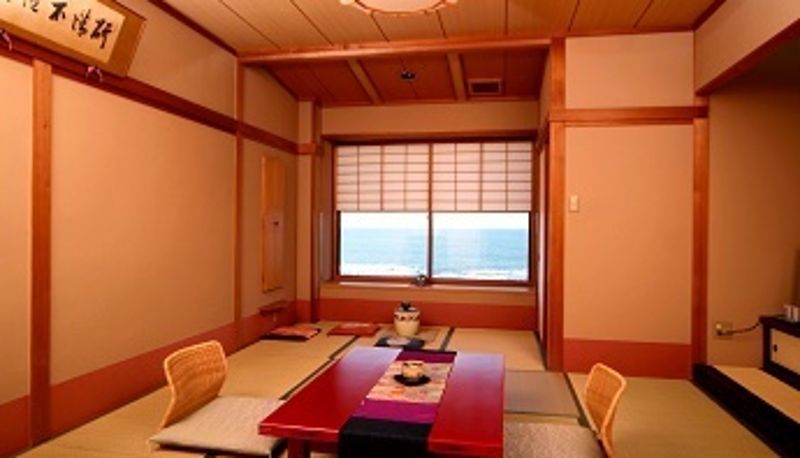 Zimmer mit Meerblick - (RYOKAN) Mikuni Onsen Bouyourou