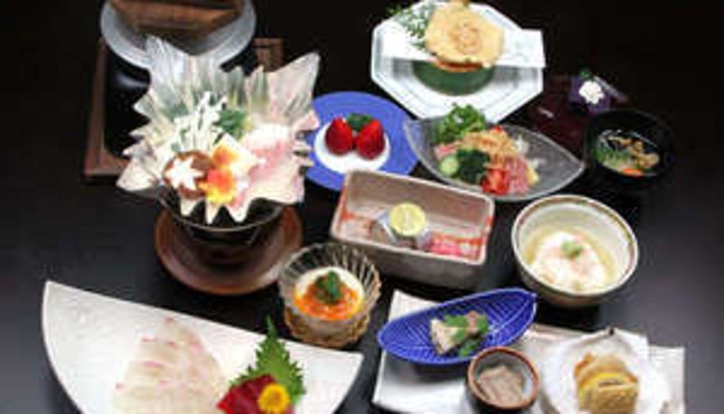 Ontbijtzaal in het restaurant - (RYOKAN) Kawayu Onsen Fujiya