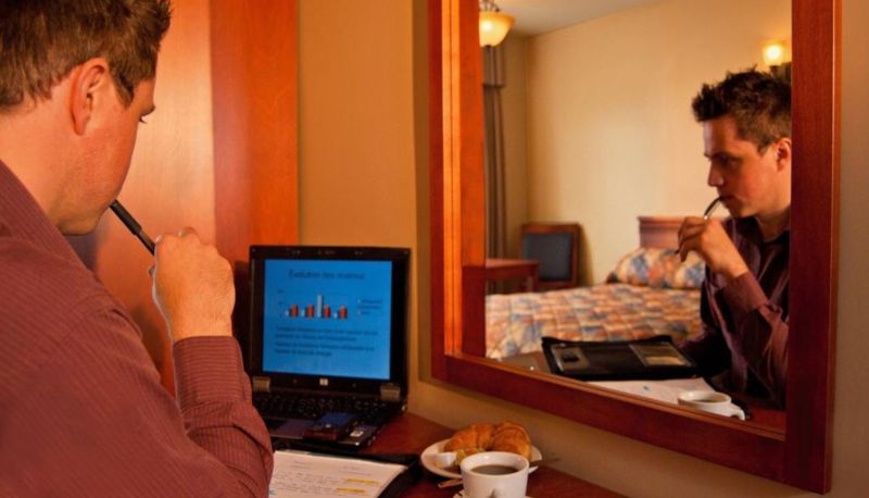 Standard room (single) - Hotel Marineau Shawinigan
