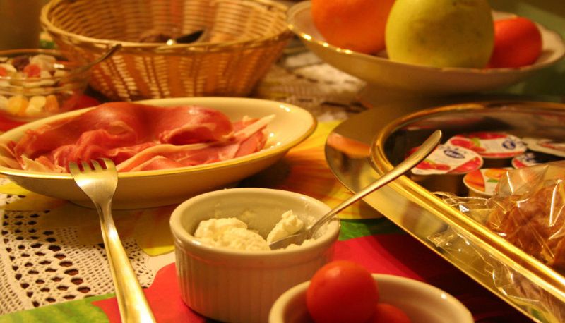 Salle de petit-déjeuner - B&B a Casa di Virgilio