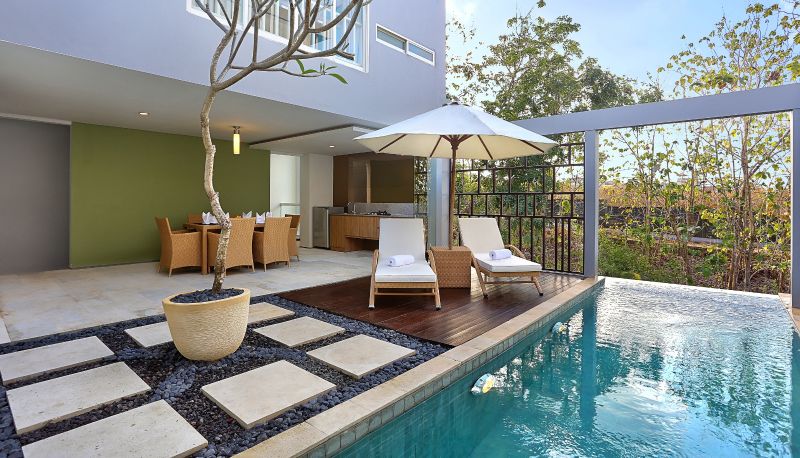Chambre avec vue sur la piscine - Tjendana Villas Nusa Dua