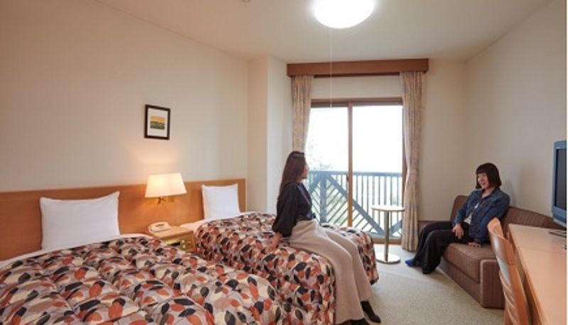 Zimmer mit Meerblick - Hotel Familio Sadoaikawa (JR Higashinihon Hotels)