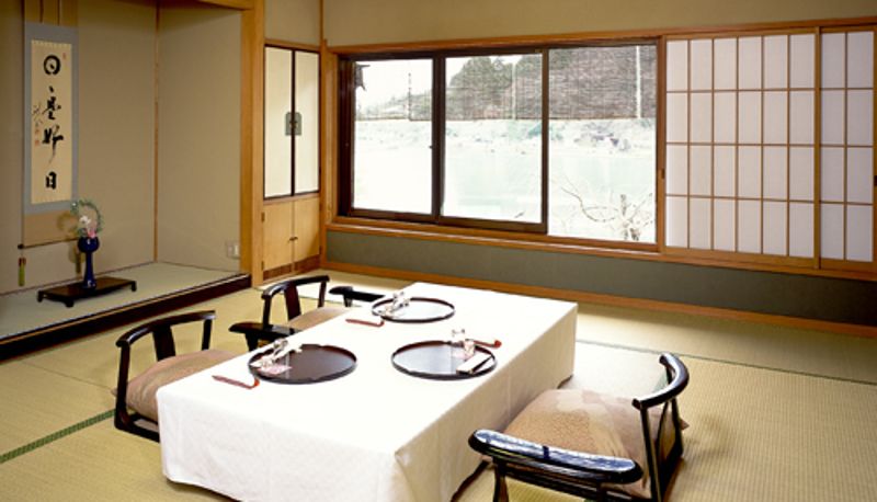 Zimmer mit Flussblick - (RYOKAN) Arashiyama Onsen Arashiyama Benkei