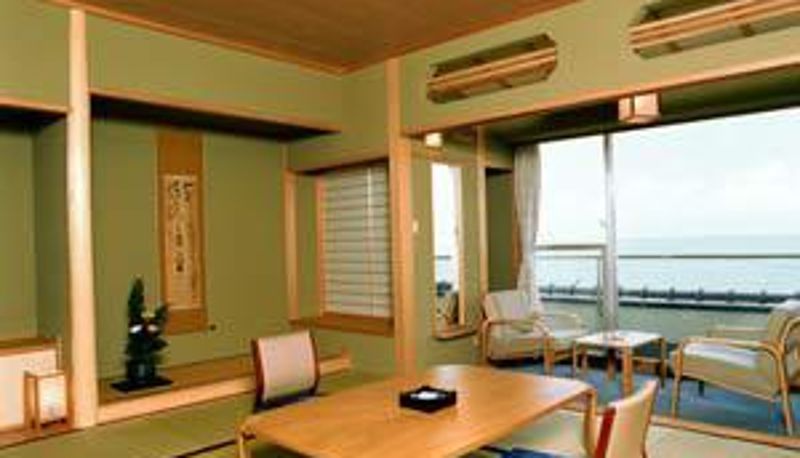 Zimmer mit Meerblick - Hotel Mancho (Sadogashima)