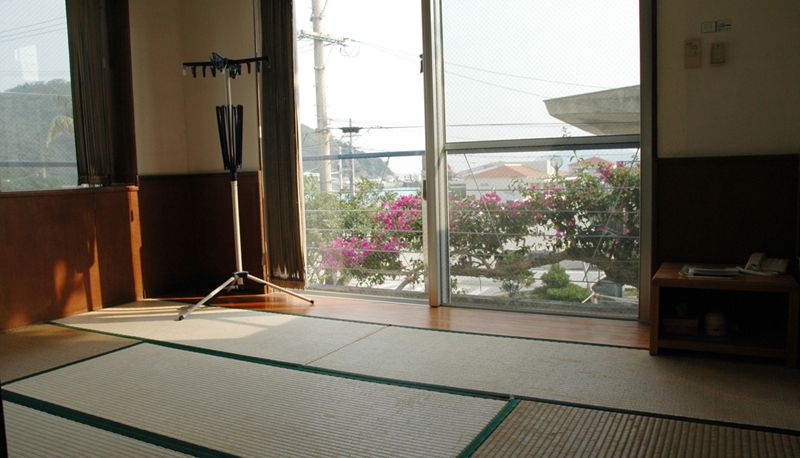 Zimmer mit Meerblick - Guesthouse Dive Inn Hama (Zamamijima)
