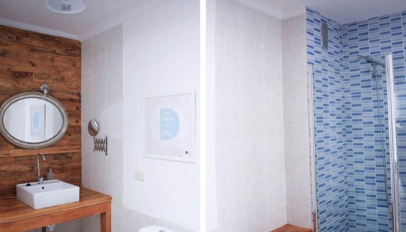 Cuarto de baño - HiTide Hostel