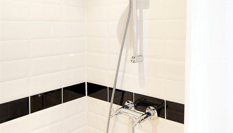 Bathroom - Oak and Marble Residence