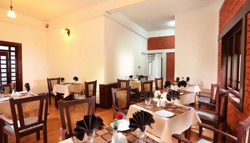 Ontbijtzaal in het restaurant - Madhu Manthra Resort